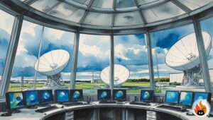 Meteosat-Satelliten der dritten Generation im Orbit über Europa und Afrika mit visuellen Wetterdaten - www.myrty.eu